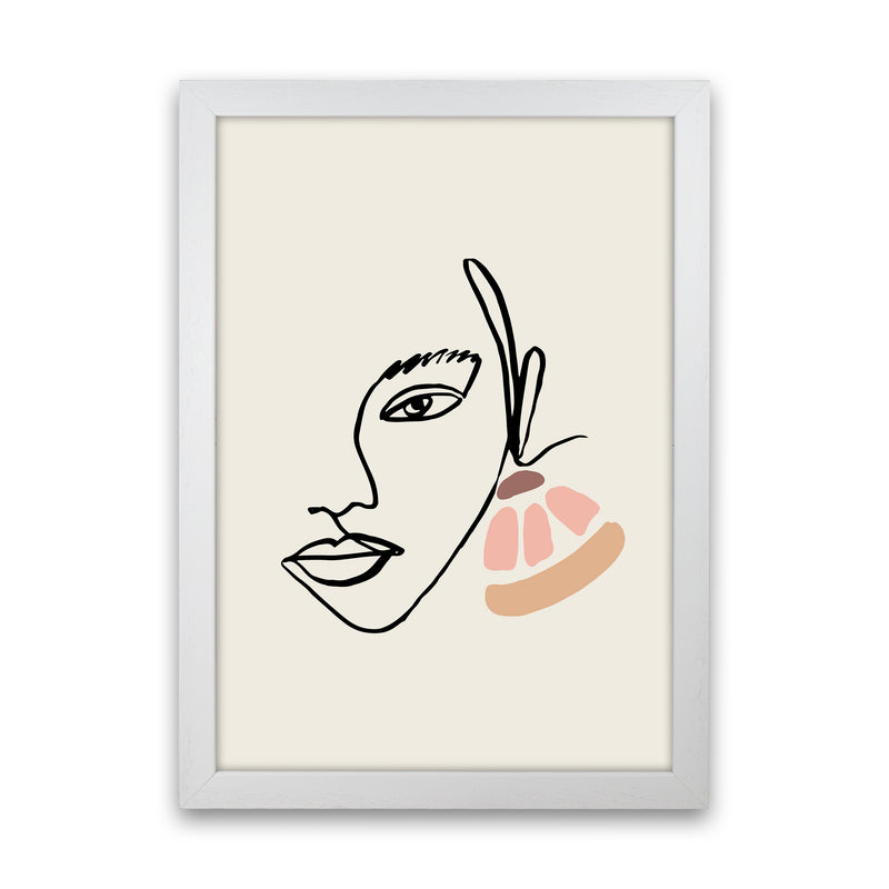 Boho Face With Earrings Sketch1 By Planeta444 White Grain