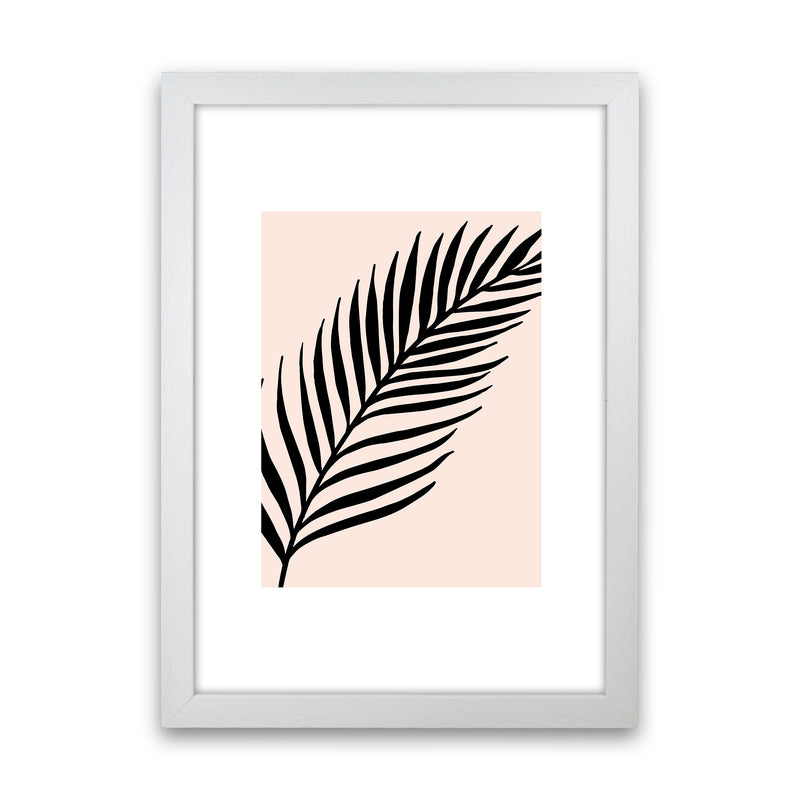 Palm Rose Rectangle 2 By Planeta444 White Grain