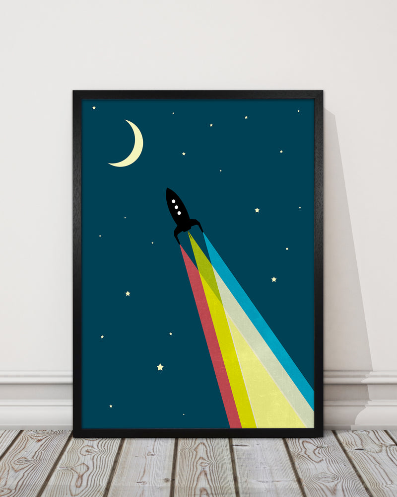 Rocket Bedroom Print A