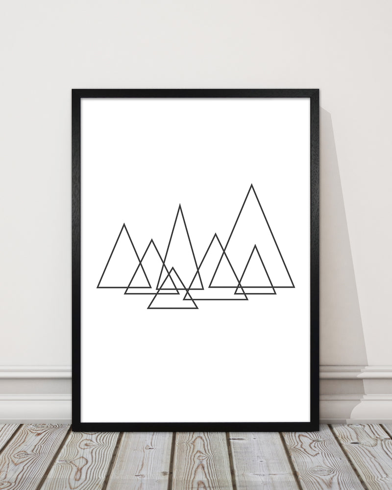 Geometric Triangle Poster Original 