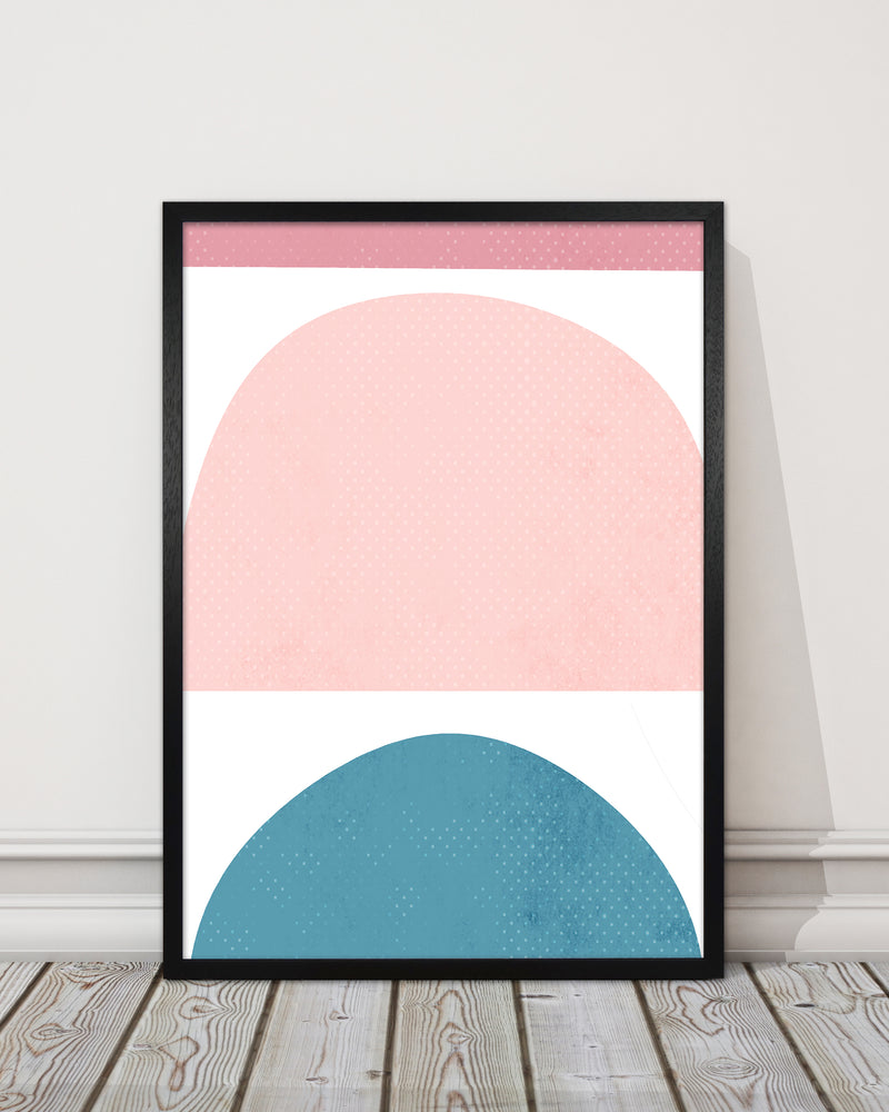 Abstract Blue and Pink Original