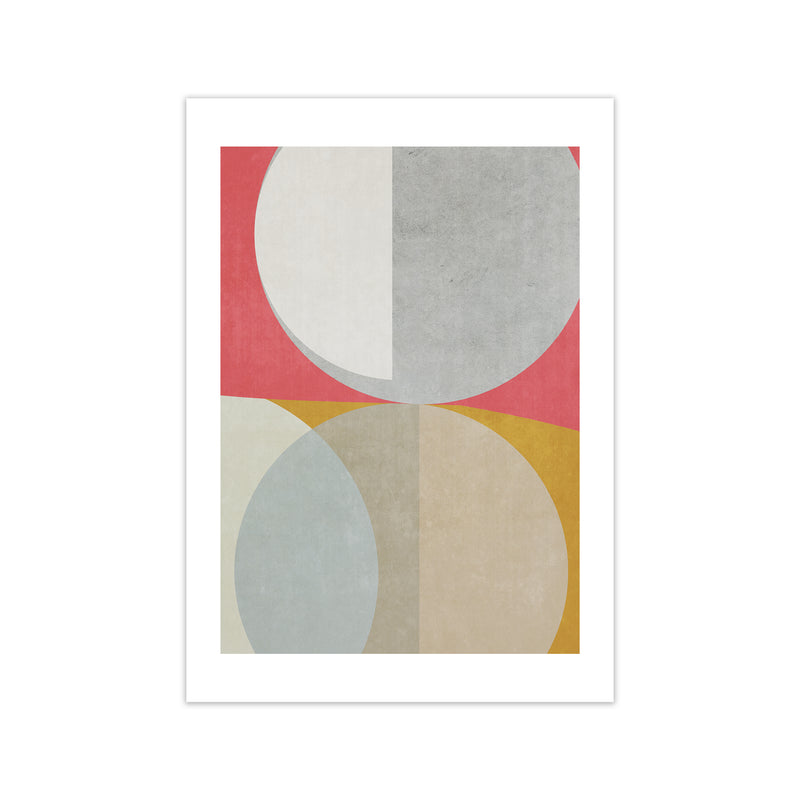 Abstract Colourful Circles Original  A1 Print Only