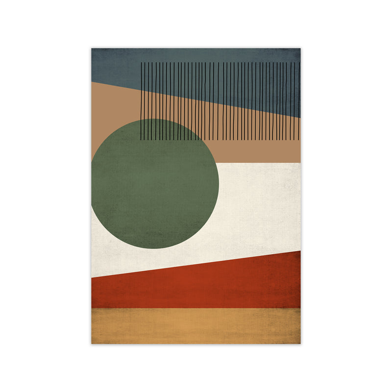 Abstract Wall Art Earth Tones A1 Print Only