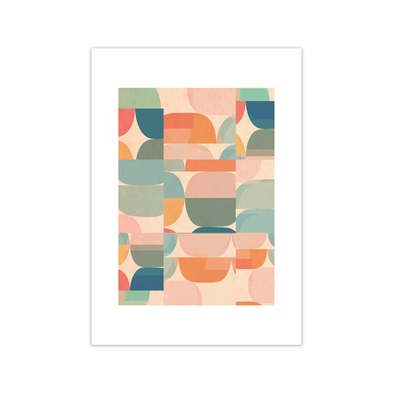 Coral Abstract Wall Art Print A1 Print Only