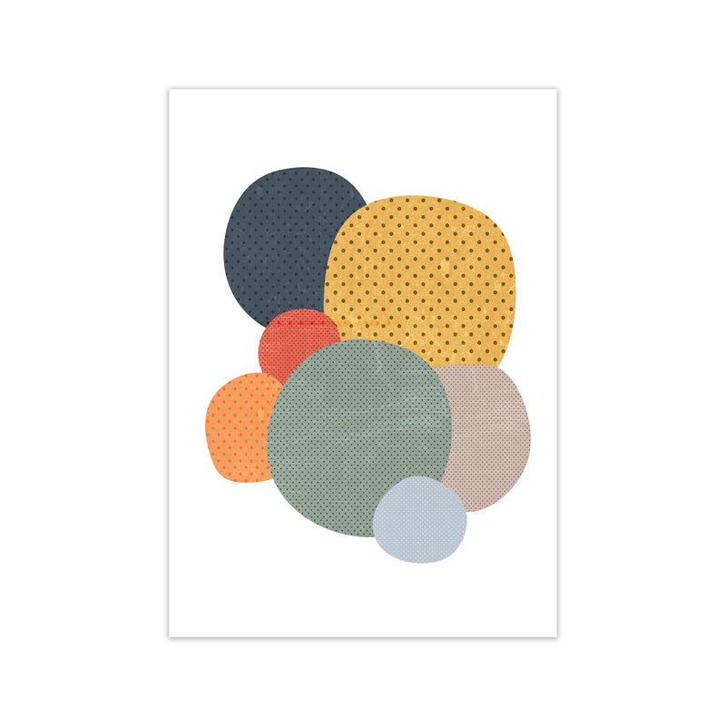 Fun Abstract Nursery Shapes Original A1 Print Only