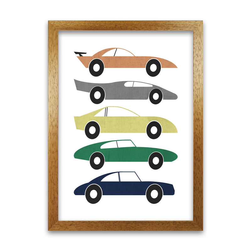 Muted Colours Car Wall Art