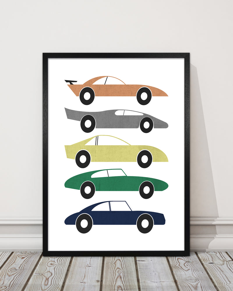 Muted Colours Car Wall Art