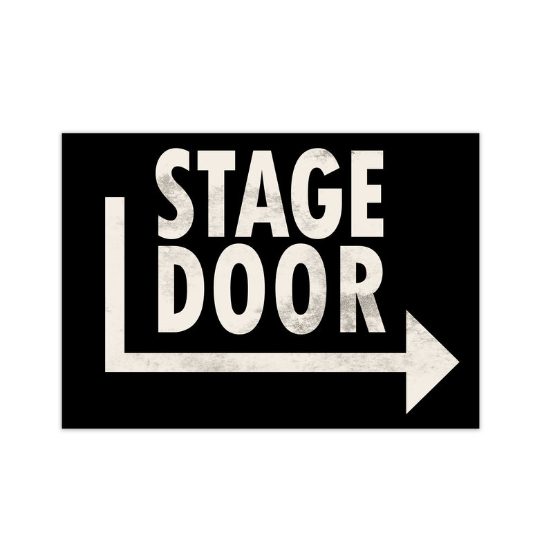 Stage Door Horizontal Wall Art A1 Print Only