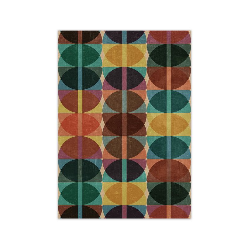 Warm Abstract Pattern Original  A1 Print Only