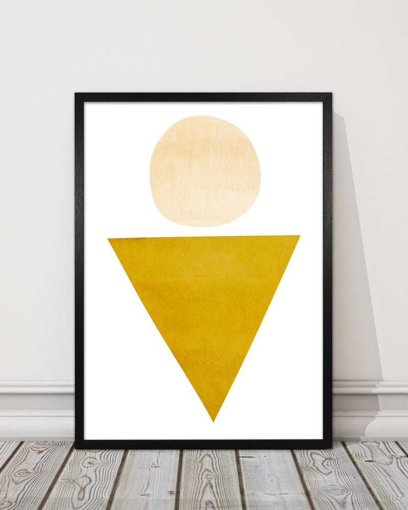 Yellow Triangle and Circle Original
