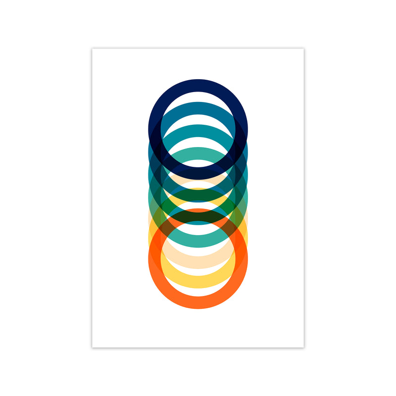 Mid Century Rings Original  A1 Print Only