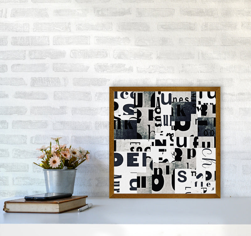 Black and White Typography Pair B Original5050 Print Only