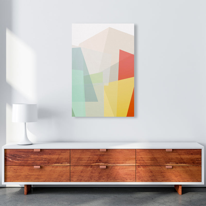 Colourful Abstract Geometric Original2 A1 Canvas