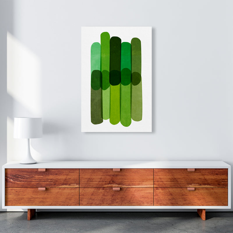 Green Abstract Wall Art Prints A1 Canvas