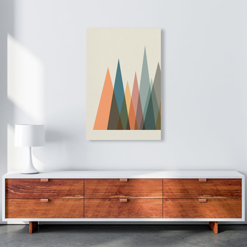 Mid Century Abstract Pair A Original A1 Canvas