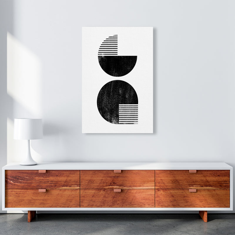 Black and White Mid Century A1 Canvas