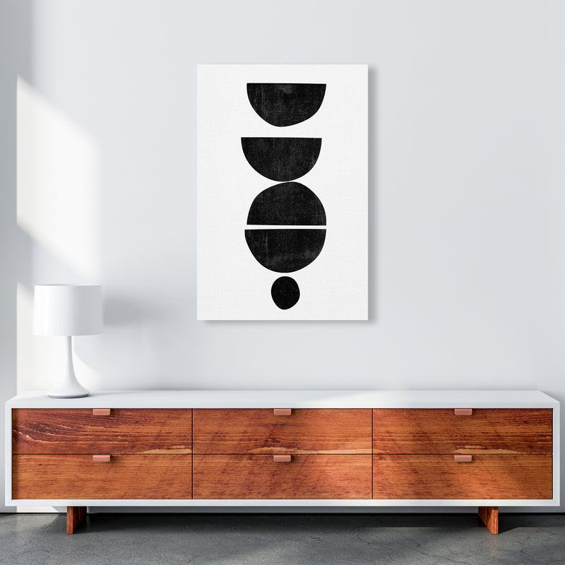 Mid Century Abstract Shapes Original A1 Canvas