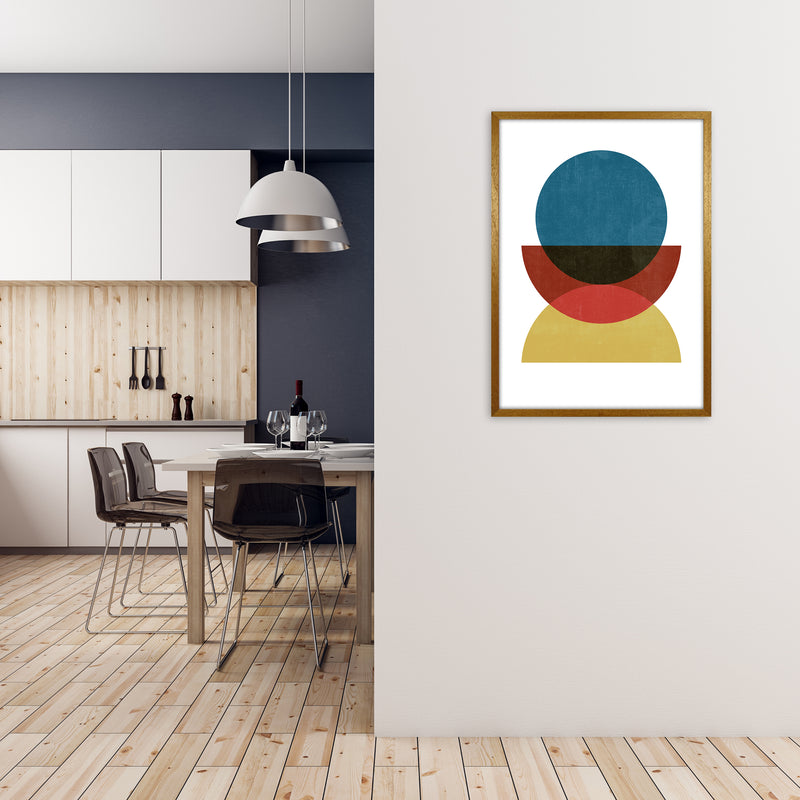 Retro Colorful Wall Art Print A1 Print Only