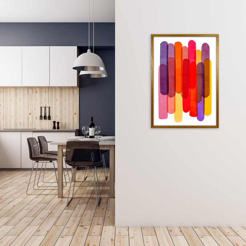 Colorful Abstract Wall Art Print A1 Print Only