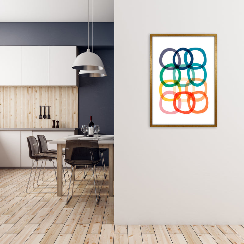 Colorful Rings Print A1 Print Only