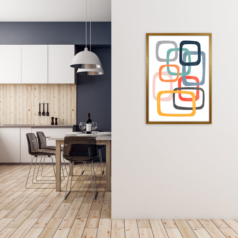 Abstract Mid Modern Pair A A1 Print Only