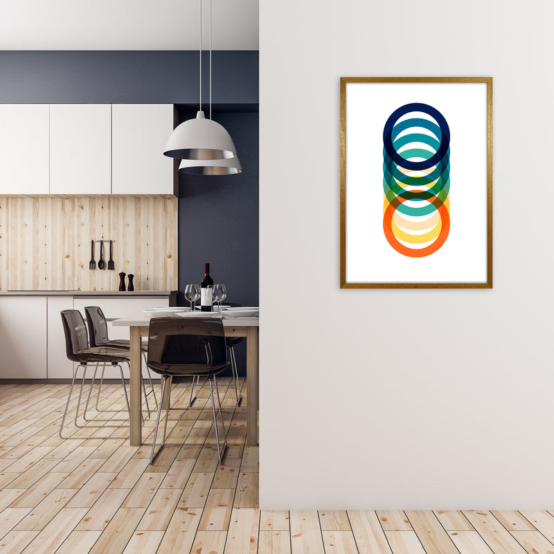 Mid Century Rings A A1 Print Only