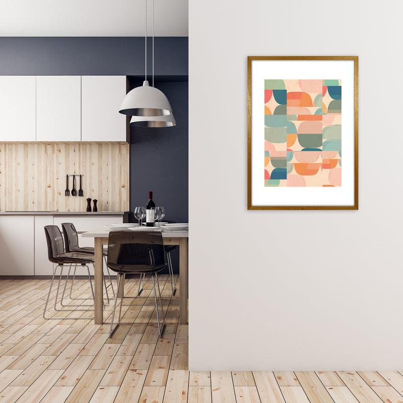 Abstract Prints Pastel A A1 Print Only