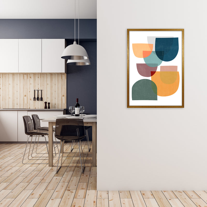 Mid Century Modern Colour A A1 Print Only