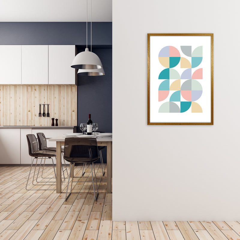 Abstract Pastel Nursery Print A A1 Print Only