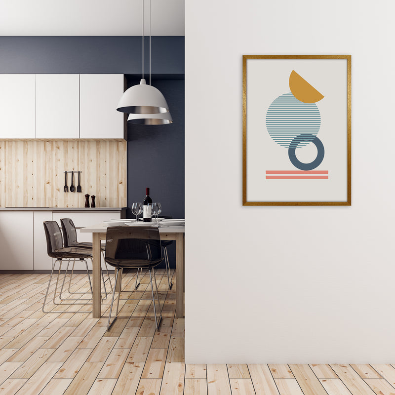 Mid Century Modern Prints on Grey E A1 Print Only