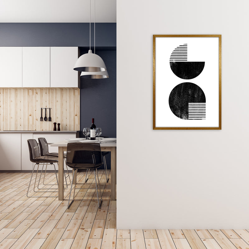 Black and White Mid Century A1 Print Only
