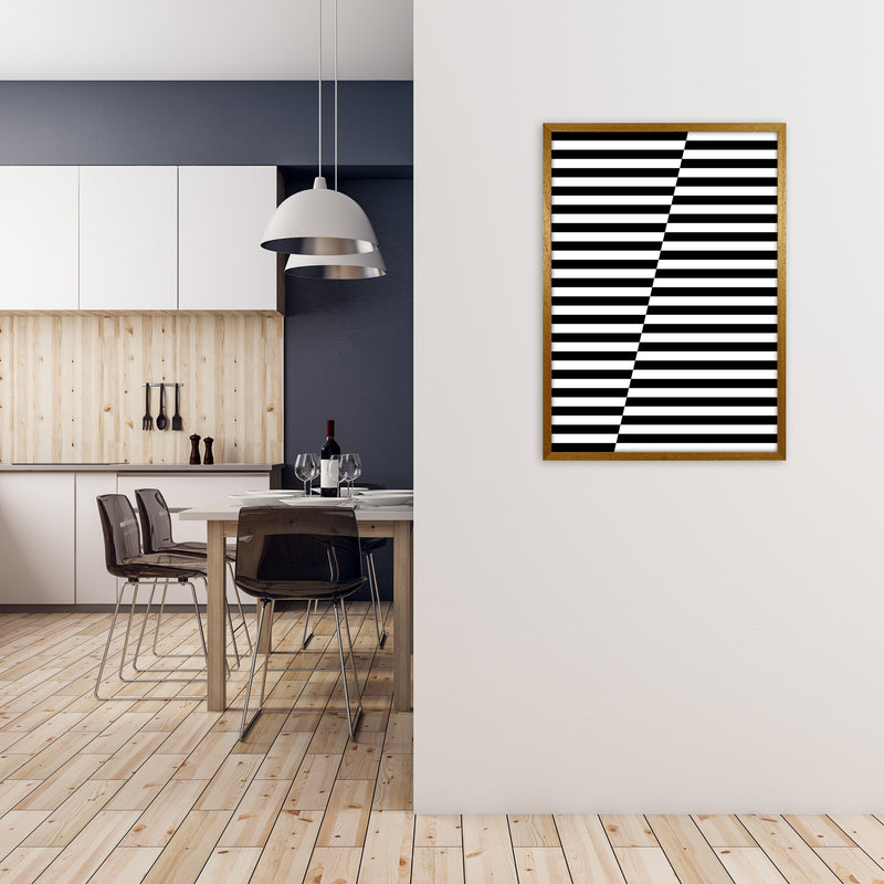 Black and White Stripe ALT A1 Print Only