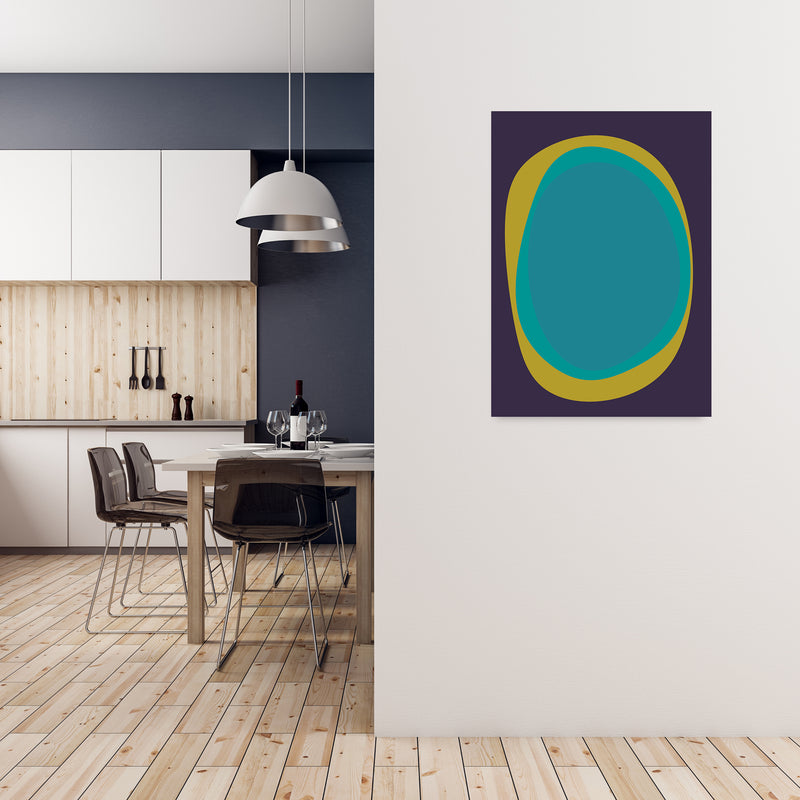 Colourful Bright Abstract Wall Art Print A A1 Black Frame