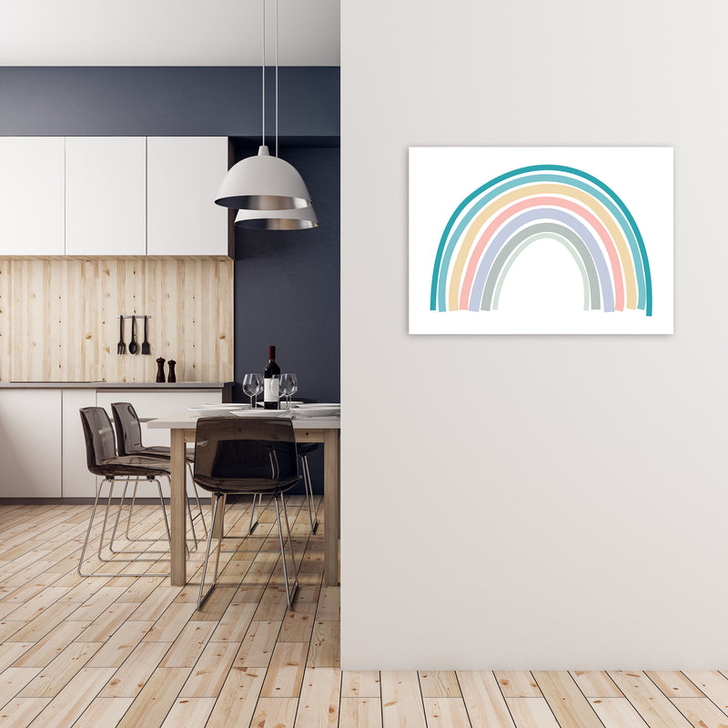 Multicolour Rainbow Art Original A1 Black Frame