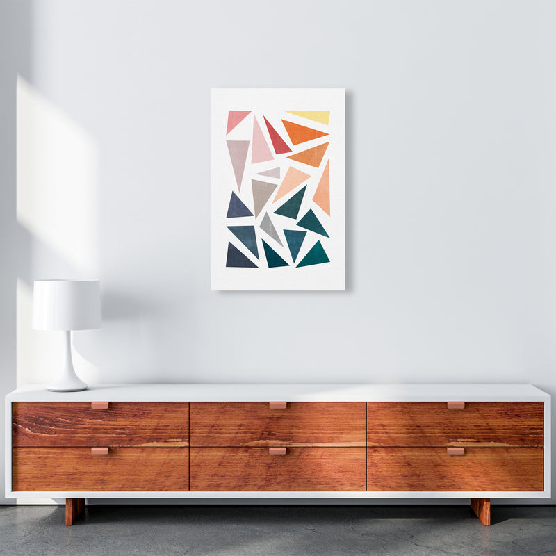 Abstract Colorful Geometric Prints Original A2 Canvas