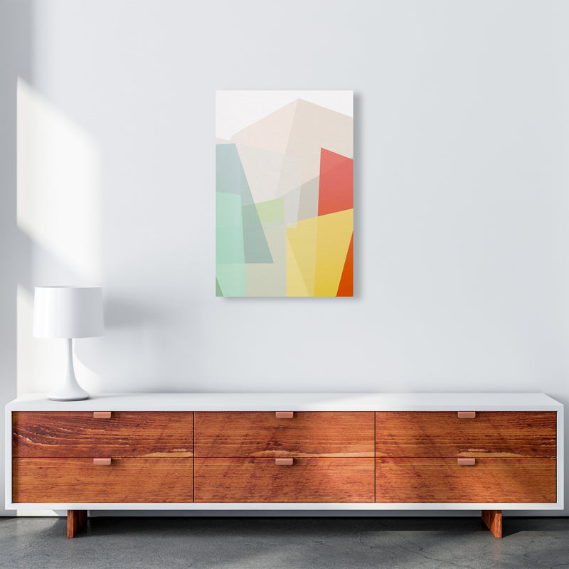 Colourful Abstract Geometric Original2 A2 Canvas