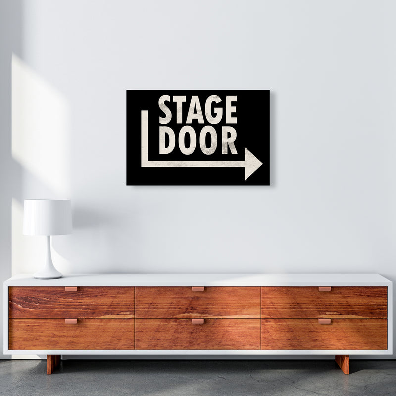 Stage Door Horizontal Wall Art A2 Canvas