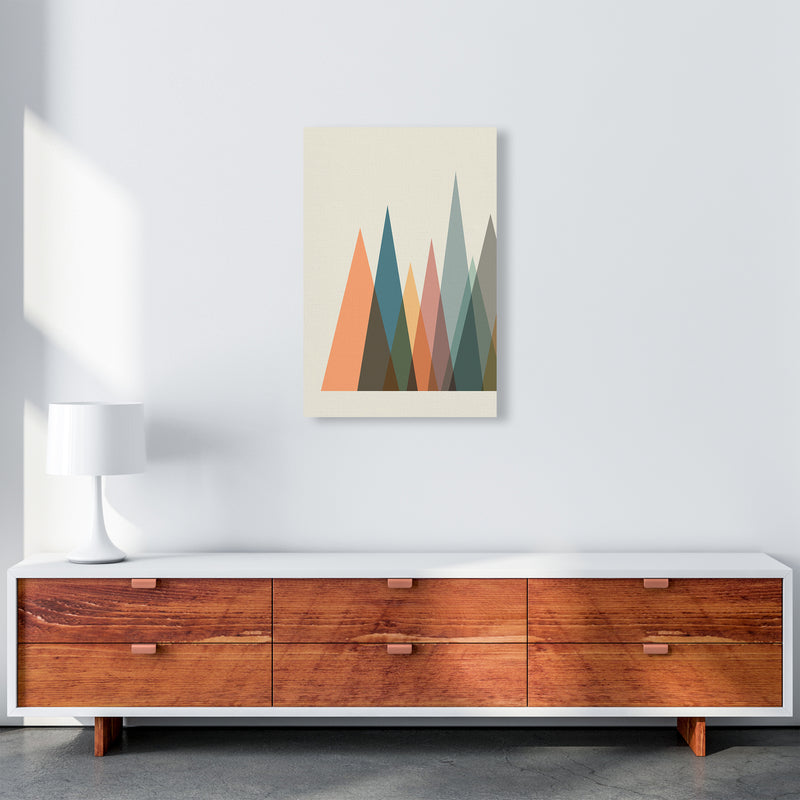 Mid Century Abstract Pair A Original A2 Canvas