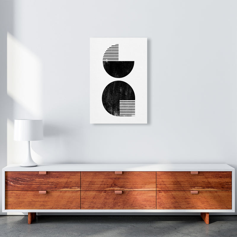 Black and White Mid Century A2 Canvas