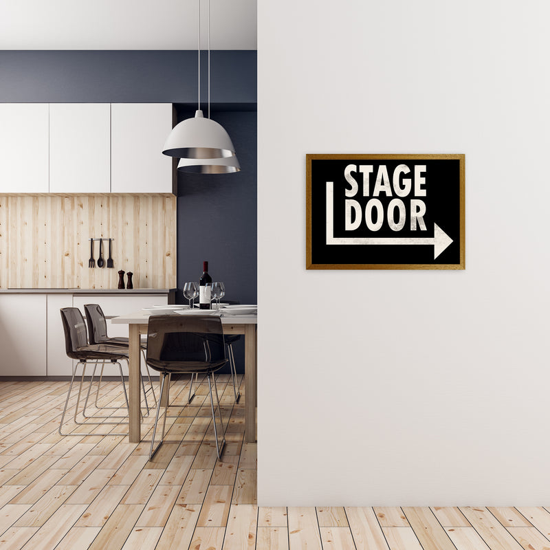 Stage Door Horizontal Wall Art A2 Print Only