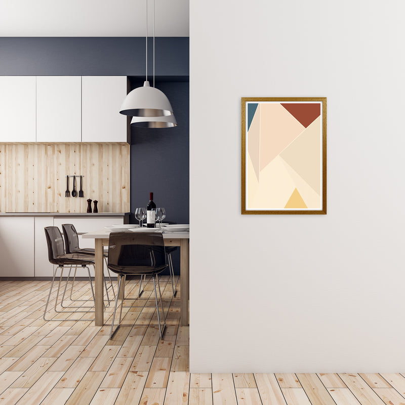 Colour Block Mid Century Art Print A A2 Print Only