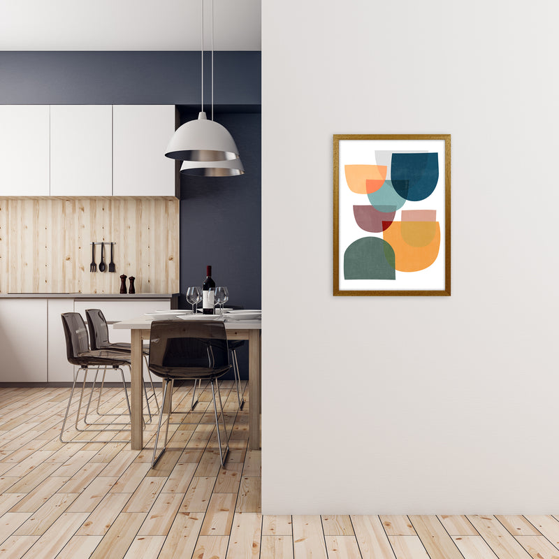 Mid Century Modern Colour A A2 Print Only