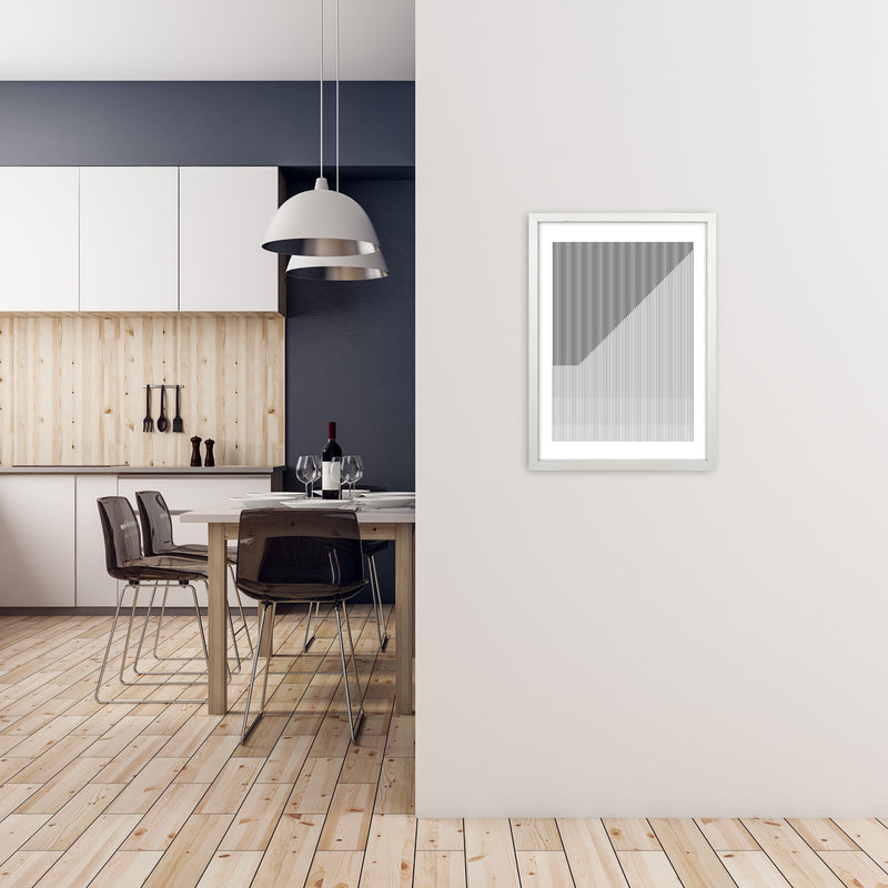 Simple Black and White Bauhaus A2 Oak Frame