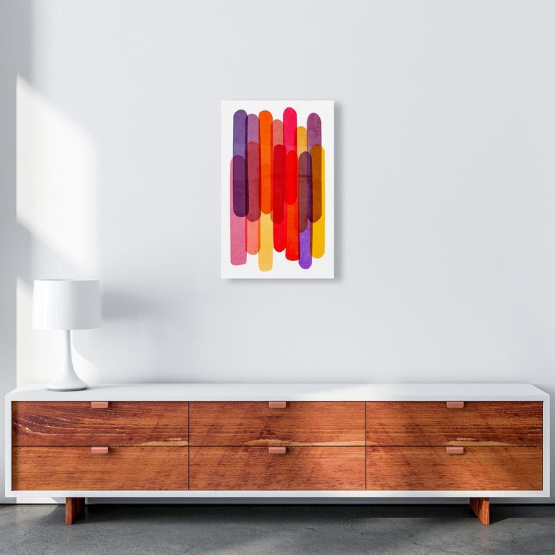 Colorful Abstract Wall Art Print A3 Canvas