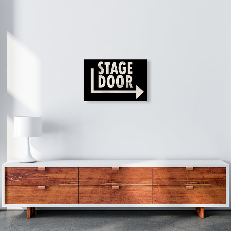 Stage Door Horizontal Wall Art A3 Canvas