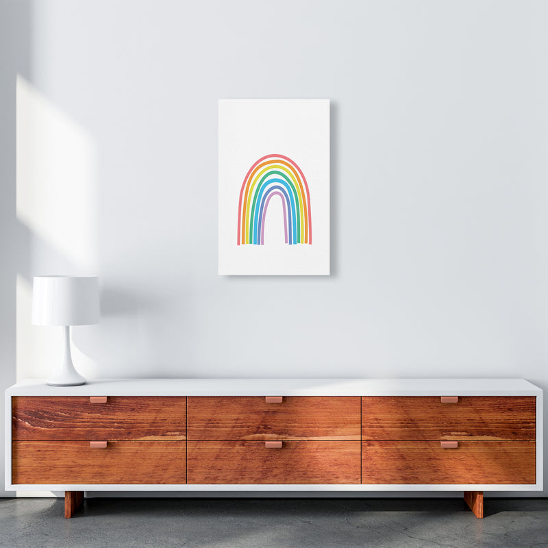 Rainbow Nursery Print Original A3 Canvas