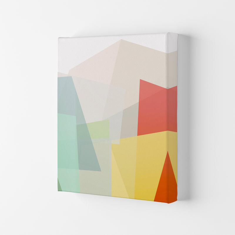 Colourful Abstract Geometric Original2 Canvas