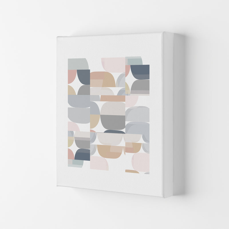 Light Desaturated Abstract Wall Art Canvas
