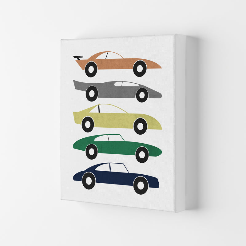 Muted Colours Car Wall Art Canvas