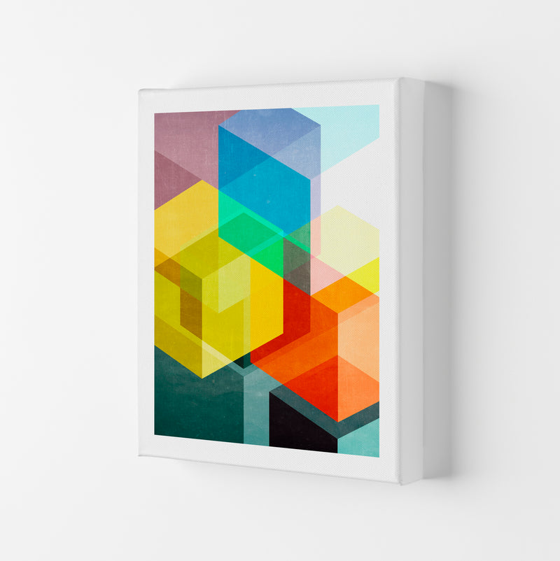 Bright Colourful Abstract Print A Canvas